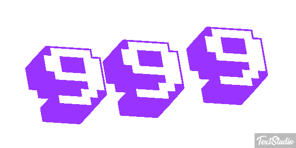 999 Efecto de texto