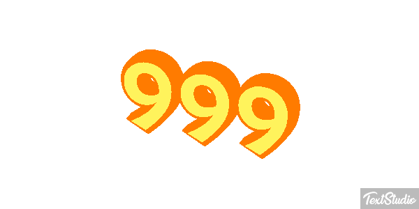 999 Efecto de texto