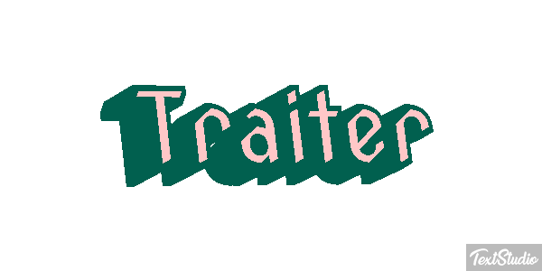 Traiter テキスト効果