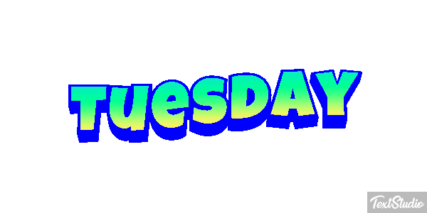 Tuesday Efekt tekstowy