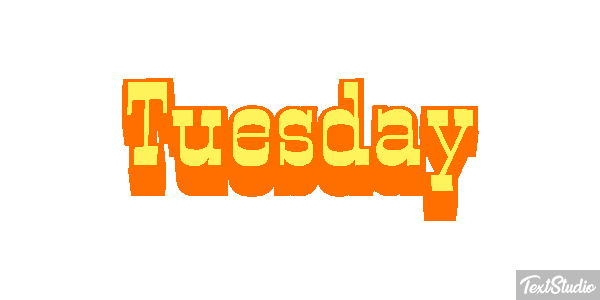 Tuesday Efekt tekstowy