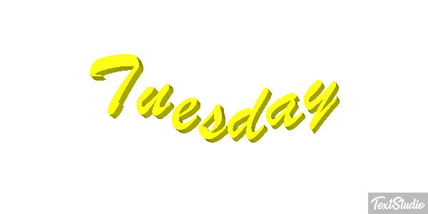 Tuesday Efekt tekstowy