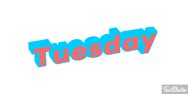 Tuesday Efekt tekstowy