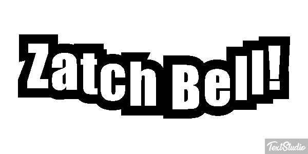 Zatch Bell! Texteffekt