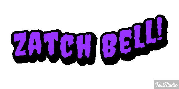 Zatch Bell! Texteffekt