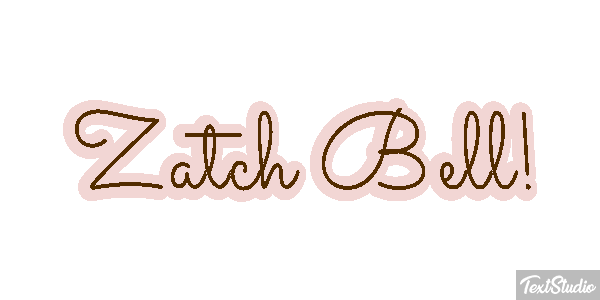 Zatch Bell! Texteffekt