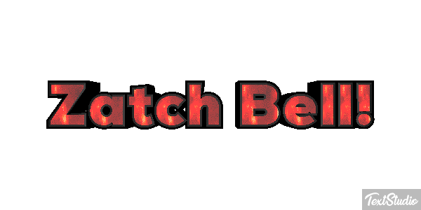 Zatch Bell! Texteffekt