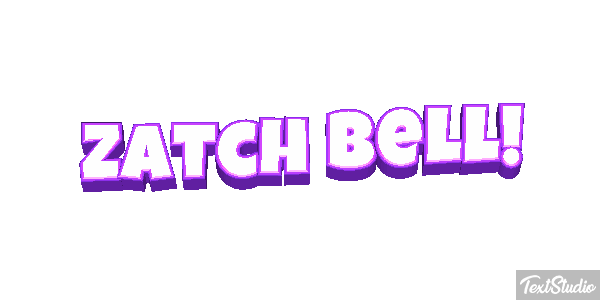 Zatch Bell! Texteffekt