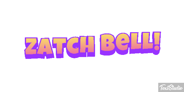 Zatch Bell! Texteffekt