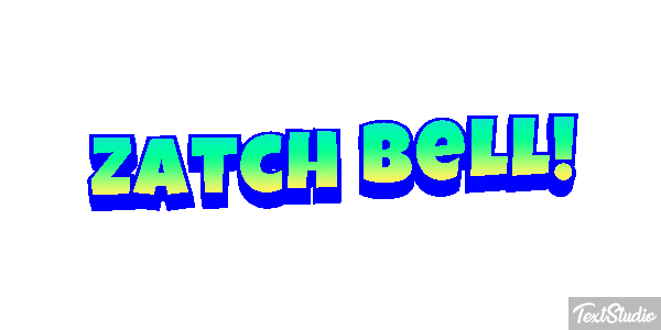 Zatch Bell! Texteffekt