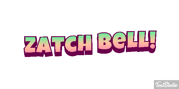 Zatch Bell! Texteffekt