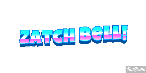 Zatch Bell! Texteffekt
