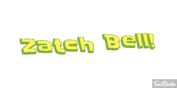 Zatch Bell! Texteffekt