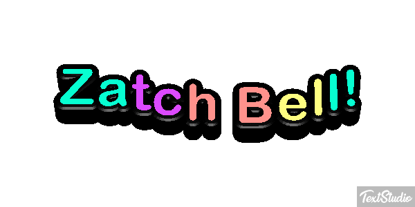 Zatch Bell! Texteffekt