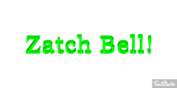 Zatch Bell! Texteffekt