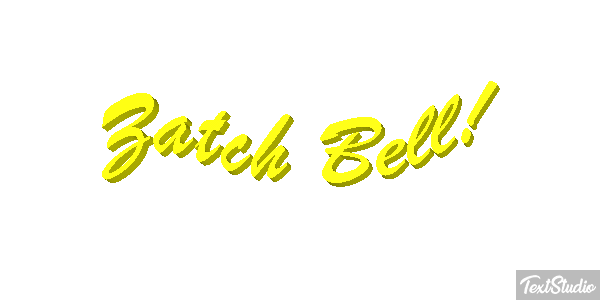 Zatch Bell! Texteffekt