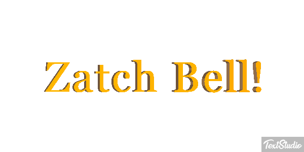 Zatch Bell! Texteffekt