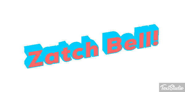 Zatch Bell! Texteffekt
