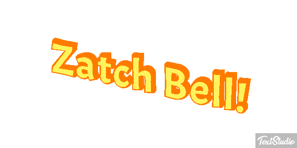 Zatch Bell! Texteffekt