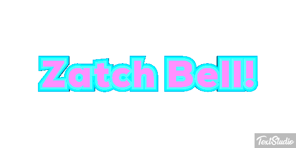 Zatch Bell! Texteffekt