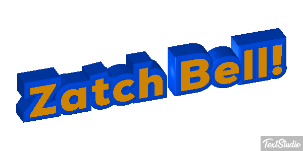 Zatch Bell! Texteffekt
