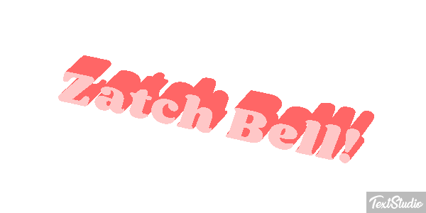 Zatch Bell! Texteffekt