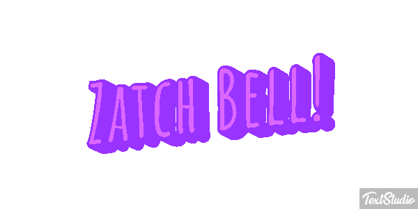 Zatch Bell! Texteffekt