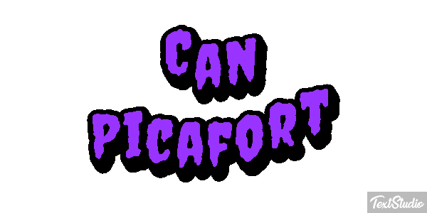 Can Picafort Text effect