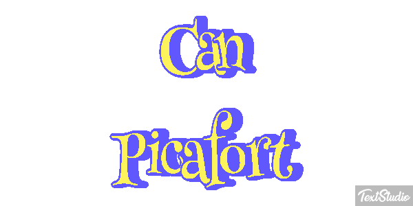 Can Picafort Text effect