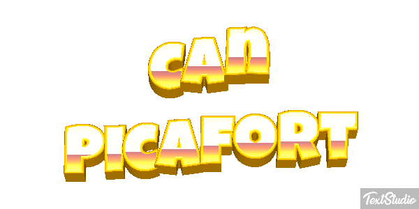 Can Picafort Text effect