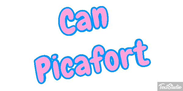 Can Picafort Text effect