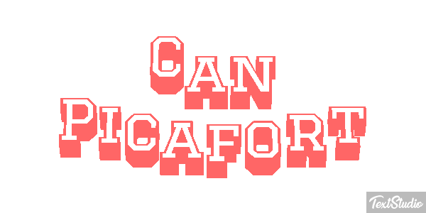 Can Picafort Text effect