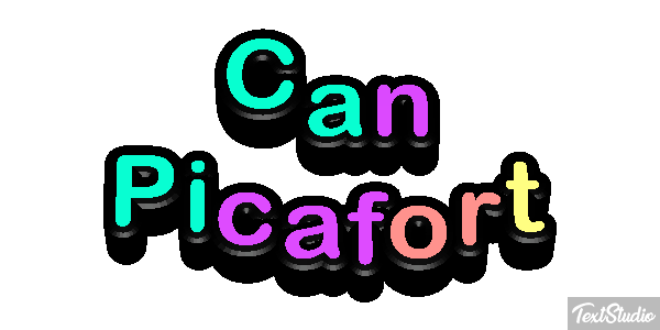 Can Picafort Text effect