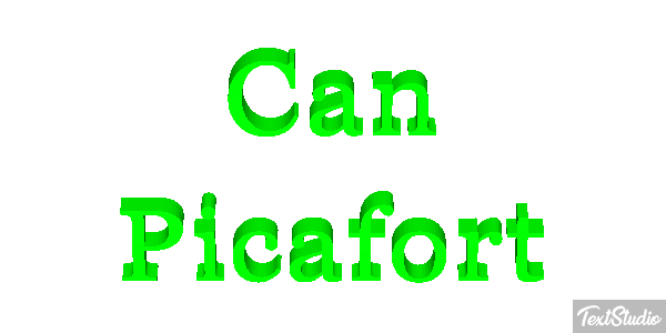 Can Picafort Text effect