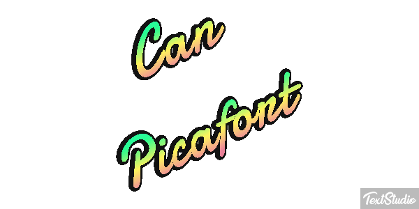 Can Picafort Text effect