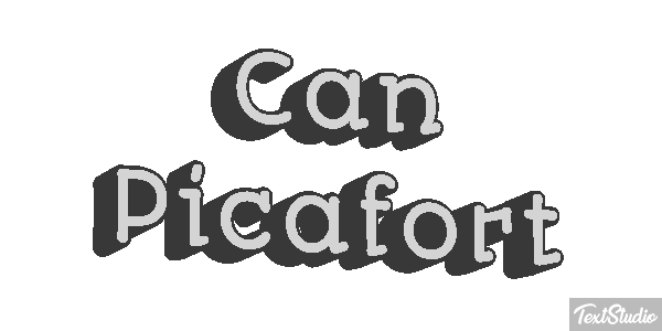 Can Picafort Text effect