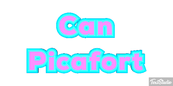 Can Picafort Text effect