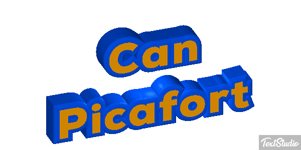 Can Picafort Text effect
