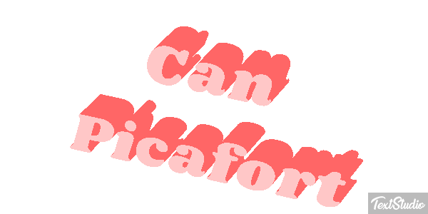 Can Picafort Text effect