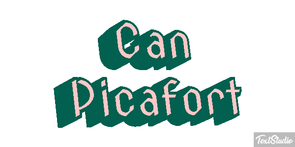 Can Picafort Text effect