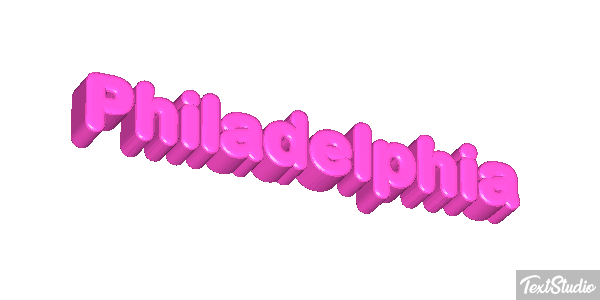 Philadelphia テキスト効果