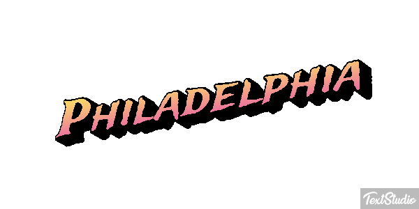 Philadelphia テキスト効果