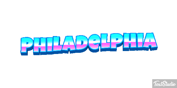Philadelphia テキスト効果