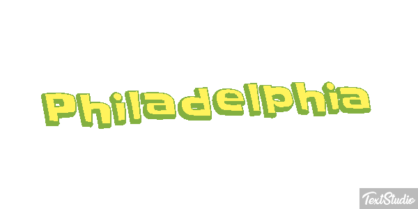 Philadelphia テキスト効果