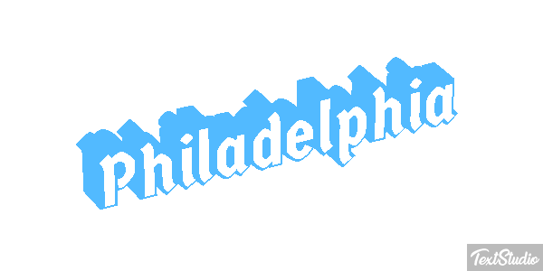 Philadelphia テキスト効果