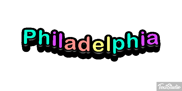 Philadelphia テキスト効果