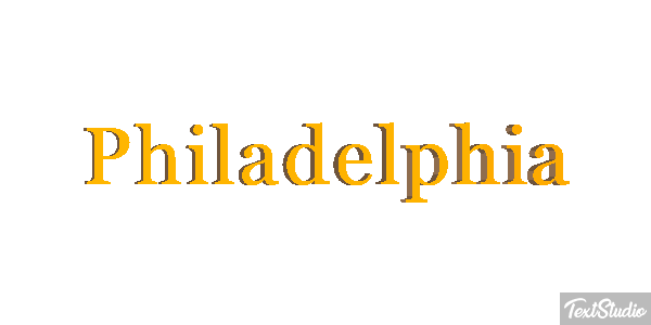 Philadelphia テキスト効果