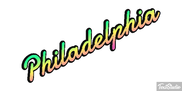 Philadelphia テキスト効果