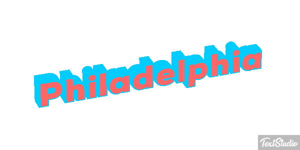 Philadelphia テキスト効果