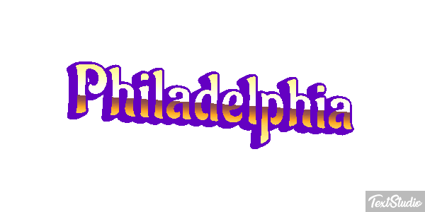 Philadelphia テキスト効果
